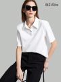 SHEIN BIZwear Women's Short Sleeve Polo Shirt