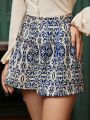 SHEIN Frenchy Women's Printed Shorts