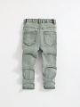 SHEIN Boys' (Little) Distressed Jeans