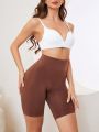 Women'S Solid Color High Waist Tummy Control Shapewear Panties