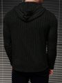 Manfinity Homme Men Letter Patched Detail Hooded Tee
