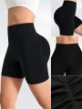 SHEIN Leisure Women'S Seamless Sports Shorts