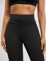 Wide Waistband Phone Pocket Sports Leggings