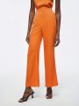 SHEIN BIZwear Ladies' Solid Color Flared Pants