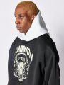 SUMWON Overhead Hoodie With Contrast Hood