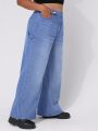 Plus Wide Leg Jeans