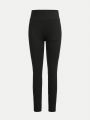 Teenage Girls High Waisted Casual Leggings