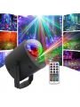 1pc Dj Disco Ball Light With Sound Control Led Stage Light, Remote Control Party Strobe Light For Birthday Gift Bar Club Christmas Halloween Wedding Home Decoration