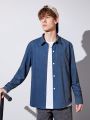 Teen Boys' Casual Elegant Business Polka Dot Shirt For Urban Lifestyle