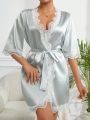 Women's Lace Patchwork Nightgown