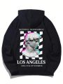 Tween Boy Sculpture And Slogan Graphic Hoodie