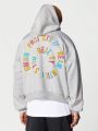 SUMWON Overhead Hoodie With Back Pop Print