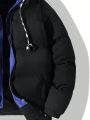 Manfinity Hypemode Men Drawstring Hooded Puffer Coat