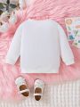 Girls Baby Unicorn Print Sweatshirt