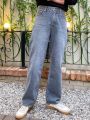 DAZY Men Slant Pocket Straight Leg Jeans