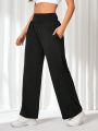 SHEIN Daily&Casual Women's Sports Pants With Pockets