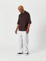 SUMWON Oversized Fit Essential Short Sleeve Polo