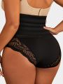 Plus Hollow Out Shapewear Panty