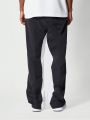 SUMWON Straight Fit Nylon Trouser With Contrast Panel