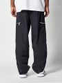 SUMWON Straight Fit Nylon Trouser With Zipper