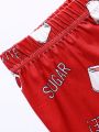 Men'S Cup Shaped Letter Printed Boxer Briefs