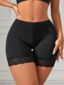 Lace Trimmed Tight Boyshorts