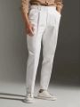 Men's Solid Color Suit Pants