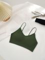 Women'S Solid Color Bra Set (3pcs)