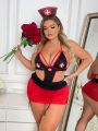 Plus Size Sexy Lingerie 3pcs/Set