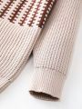 Boys' Striped Pattern Sweater For Infants