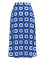 StarrifyStudio Women's Geometric Printed Skirt