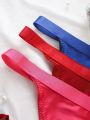 3pcs/set Women's Thong Panties