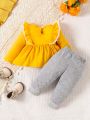 Baby Girls' Comfortable Casual Home Outfit Set, New Arrival