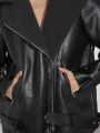 Luxe Womens Vintage Leather Jacket