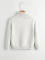 Boys' Solid Color Turtleneck Sweater (toddler/little Kid/big Kid)