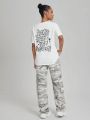 Dwi widiyanto Ladies' Short Sleeve T-shirt With Letter Print