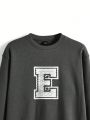 Gracel Kelly Letter Print Crewneck Sweatshirt