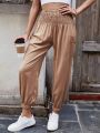 Women'S Shirred Waist Joggers