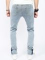 Men's Color Block Slim Fit Denim Jeans