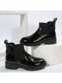 Thick-soled Elevated Fashionable Boots British Style New Short Boots Women's Shoes For Autumn And Winter