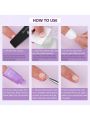 Saviland Gel Nail Polish Remover Kit - 250ML Nail Polish Remover with Nail Clips, Nail Tools,Cuticle Pusher, 500PCS Cotton Pad Nail Remover Manicure Kit for Salon Home DIY