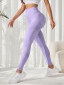 Women'S Wide Waist Sports Leggings