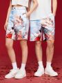 Manfinity Unisex Men'S Character Print Casual Shorts