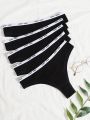 5pack Letter Tape Panty Set