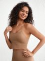 SHEIN Leisure Seamless Fixed Cup Camisole Vest Top