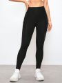 SHEIN Yoga Sxy Women's Mesh Patchwork Sports Leggings