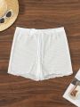 SHEIN Swim SXY Women's Solid Color Shorts