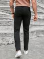 SHEIN Men Solid Skinny Jeans