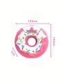 1pc 380ml Donut Shaped Cup With Sleeve, Box Packed, Children's Gift