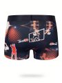 Men's Basketball Printed Boxer Briefs